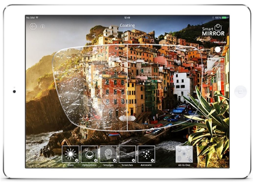 Smart Mirror screen